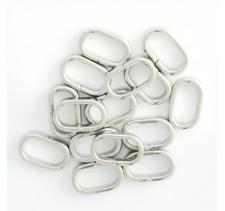 Stainless Steel Bail / Jump Ring Jewelry Part 24pcs